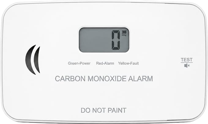 SAVS CO08 Koolmonoxidemelder - 10 jaar sensor - LCD display - Vervangbare batterij - Voldoet aan Europese norm - CO-melder