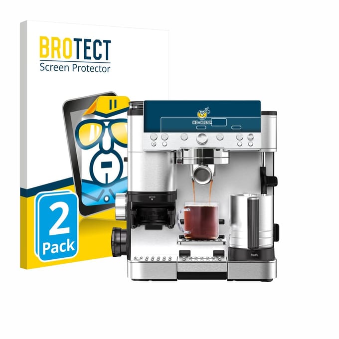 BROTECT - Screenprotector voor Ninja Luxe Cafe Premier ES601EU - Folie Beschermfolie transparant 2 Stuks