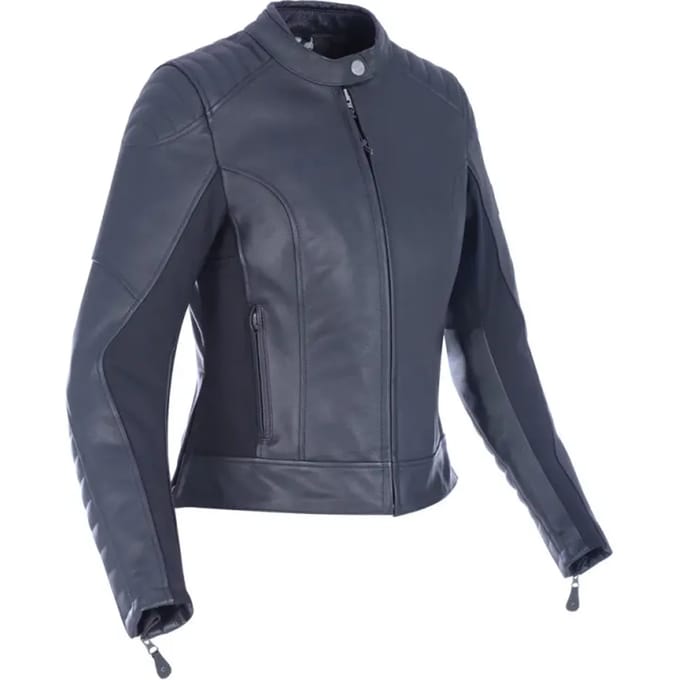 Leren motorjack voor dames Oxford Beckley