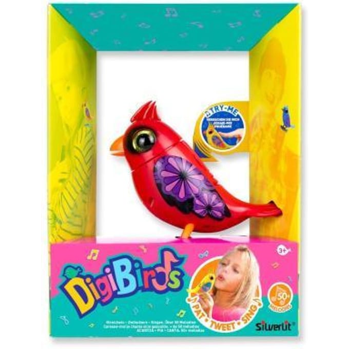 DigiBirds Single Cardinal - Interactief vogeltje