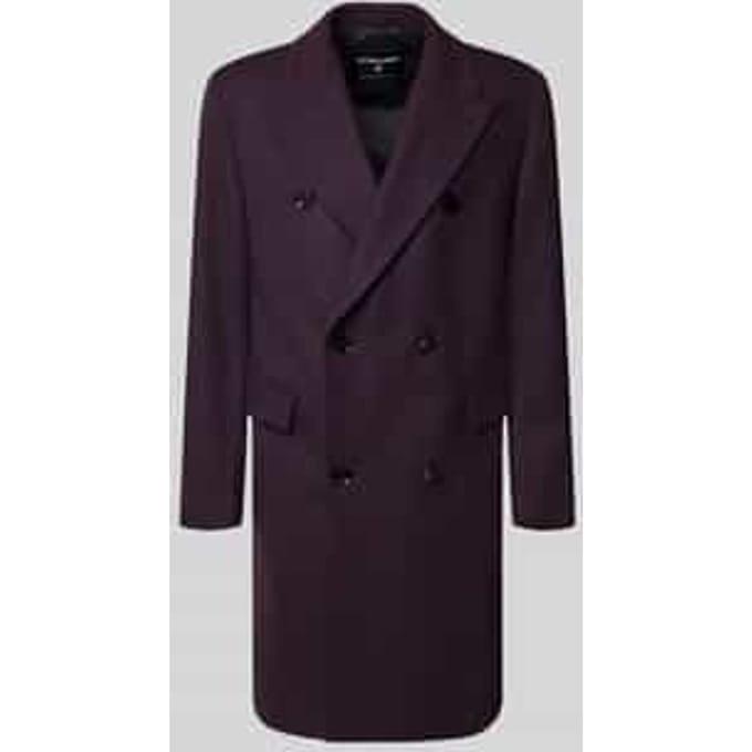 Relaxed fit trenchcoat van wolmix