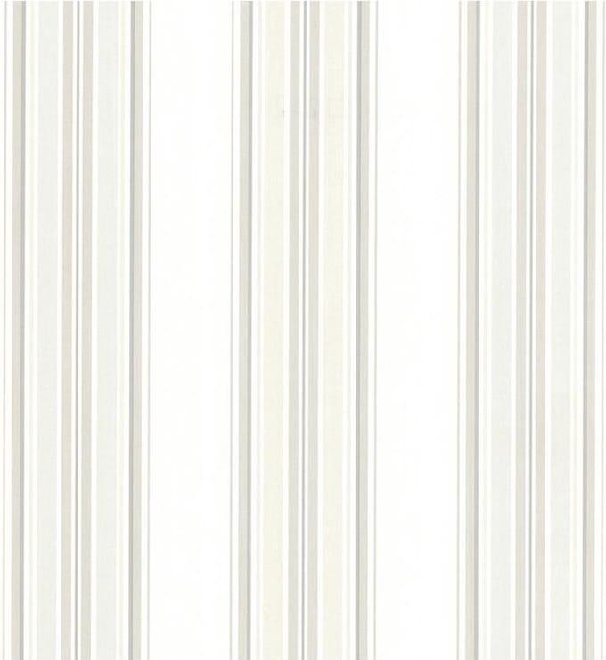 Dutch Wallcoverings vliesbehang Marine streep - wit/grijs