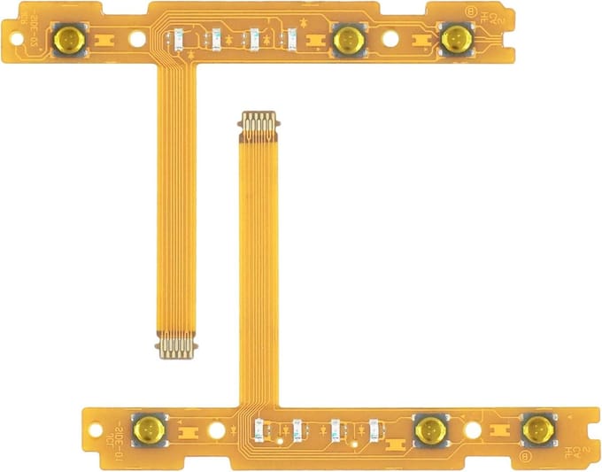 Flexibele Sync Knop Flexkabel voor Nintendo Switch Joy-Con - Set van 2, Perfecte Vervanging en Reparatie Accessoire