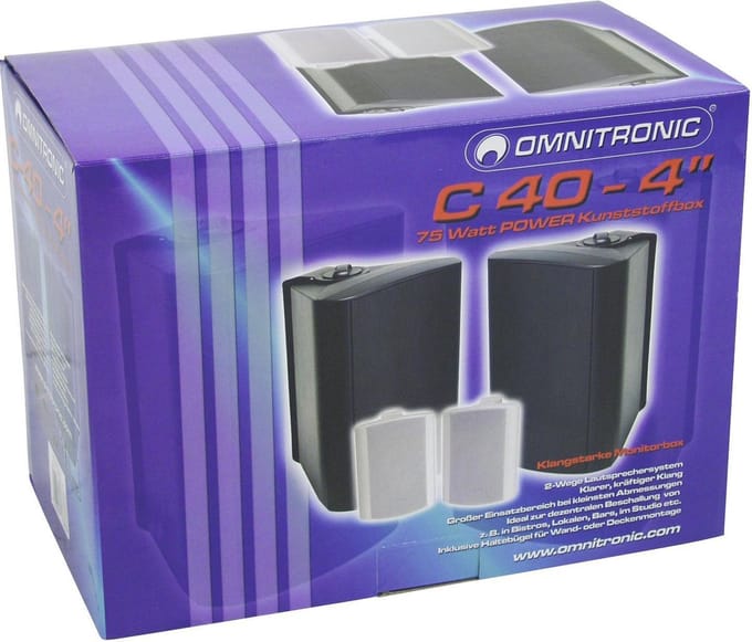 OMNITRONIC C-40 black 2x