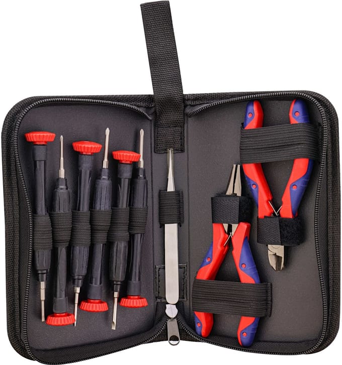 InLine® Toolkit voor computer en elektronica, 9-dlg.