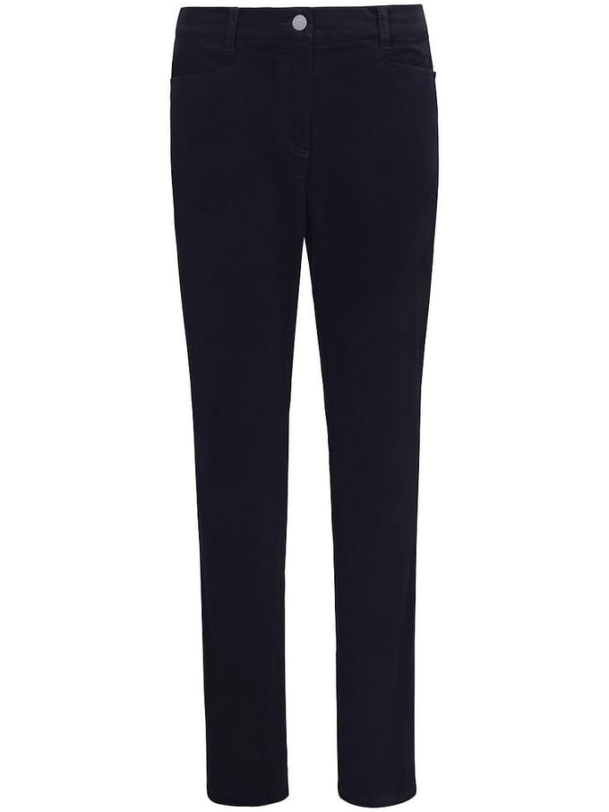 Broek sportfluweel Van Peter Hahn blauw