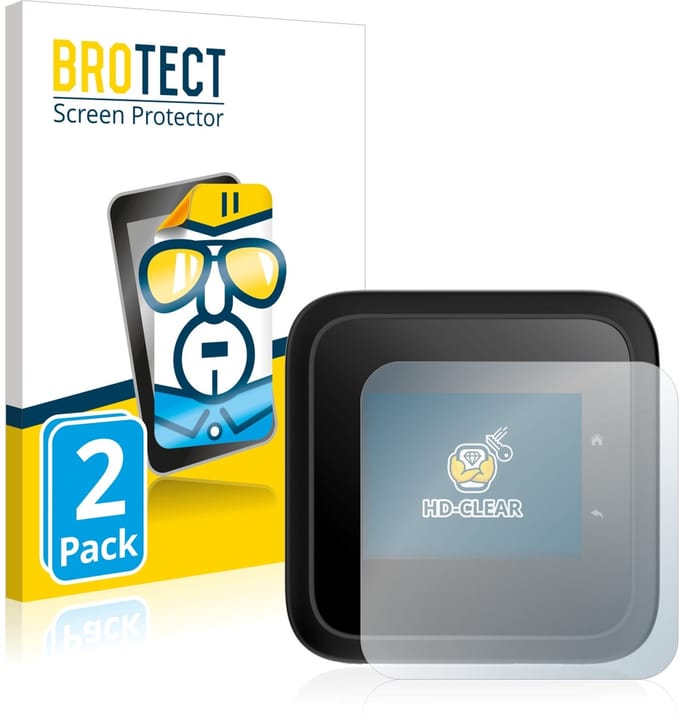 BROTECT - Screenprotector voor Netgear Nighthawk M6 Pro - Folie Beschermfolie transparant 2 Stuks