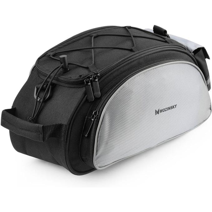 Wozinsky Bicycle Luggage Carrier Bag with Shoulder Strap 13L Black (WBB1BK)
