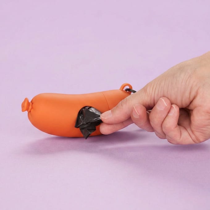 Hotdog poepzakjesdispenser van Balvi
