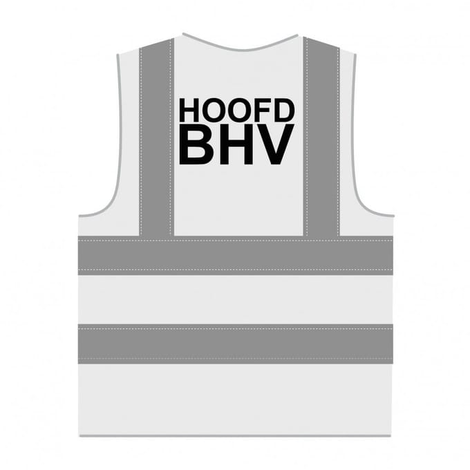 Hoofd BHV hesje RWS wit