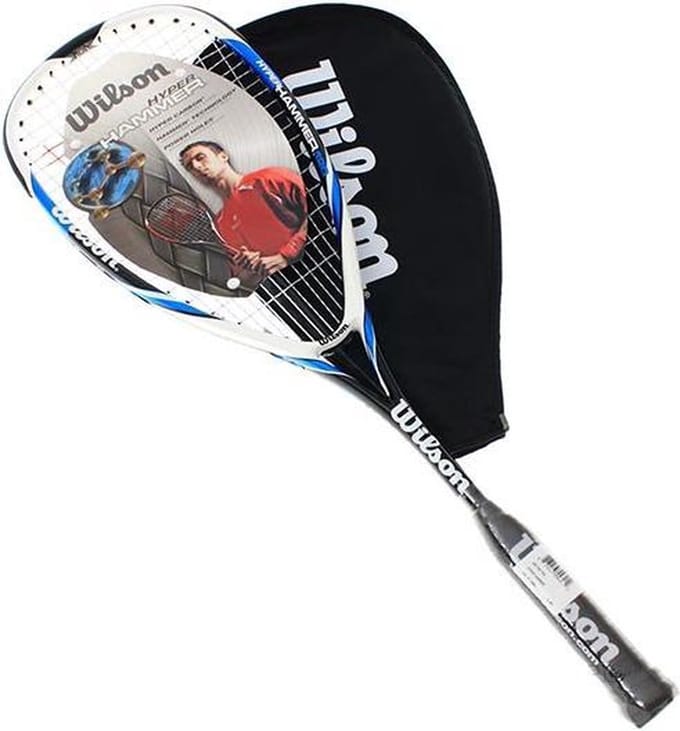 Wilson Squashracket Hyper Hammer 120 - Blauw/Wit/Zwart