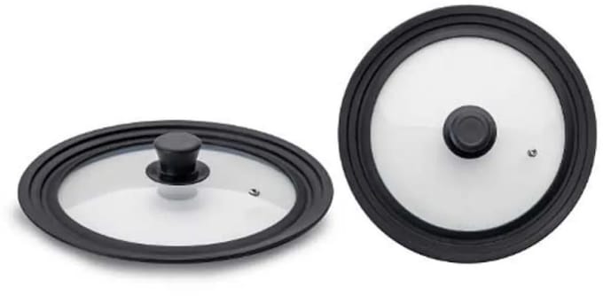 Ibili - 970805 - Couvercle en Verre 16-18-20 cm Bord en Silicone