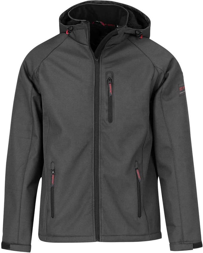 STØRVIK Gore Softshell Winterjas Winddicht Gevoerd Heren - Maat M - Antraciet