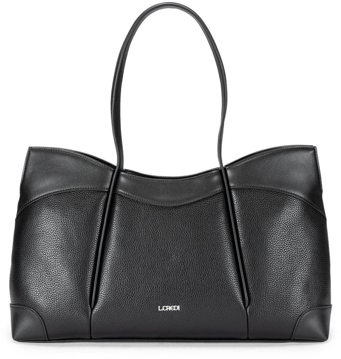 L.CREDI shopper schoudertas Sigrid Shopper Black zwart