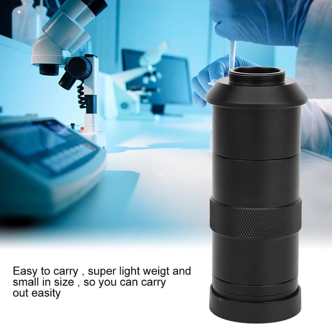 Caméra Microscope Numérique 100X Objectif Monture C Zoom Oculaire Loupe