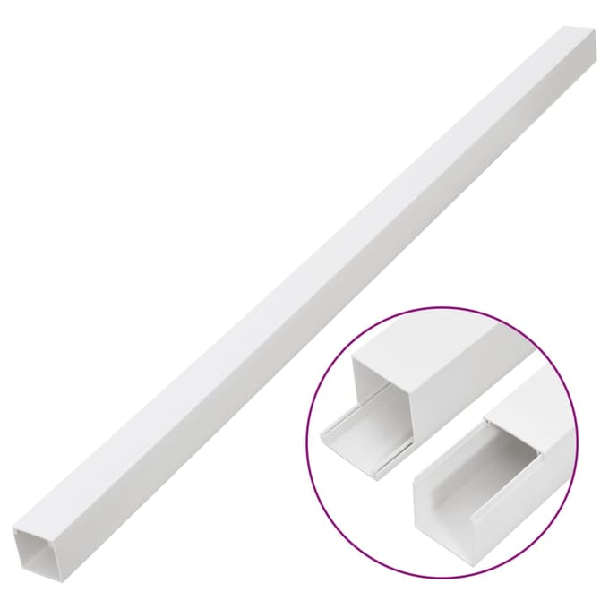 vidaXL - Kabelgoot - 40x25 - mm - 10 - m - PVC