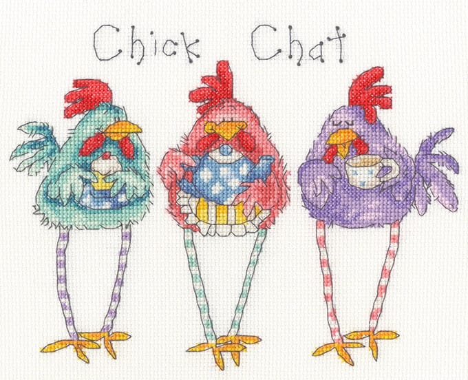 Borduurpakket Chick Chat - Bothy Threads