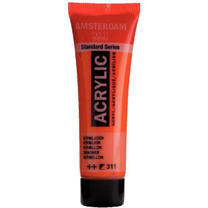 Verf - Acryl - 311 - Vermiljoen - Amsterdam - 20ml