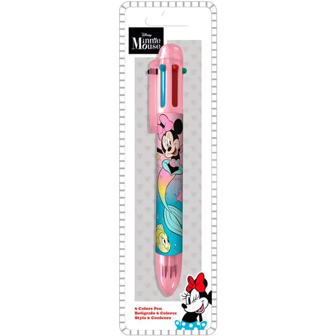 Zes kleuren kinderpen Kids Licensing Disney Minnie