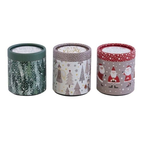 Artebene kerst muziekdoosje rond assorti
