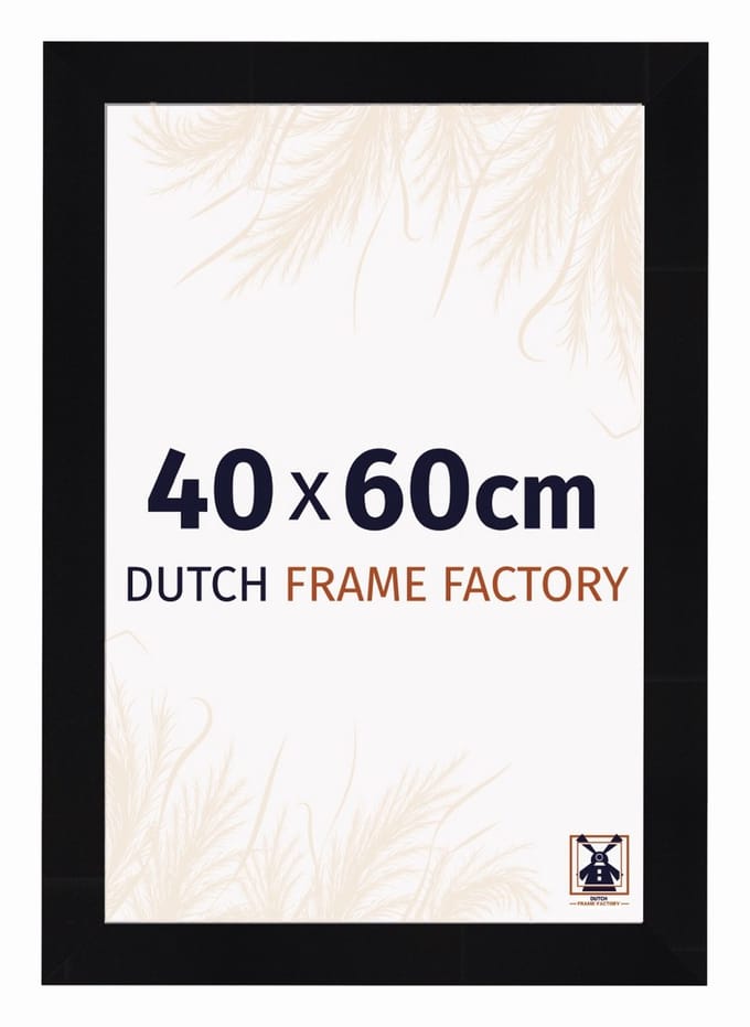 Fotolijst 40x60 cm - MDF - Zwart Hoogglans - Praag