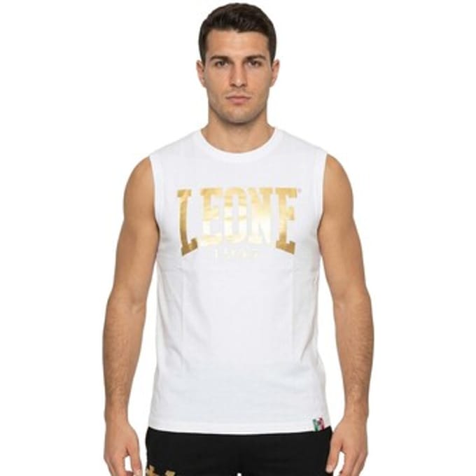 Top Leone 1947 Man T-Shirt Sleeveless Gold