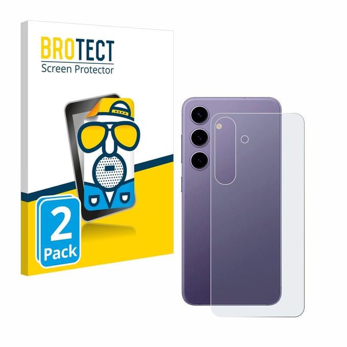 BROTECT - Screenprotector voor Samsung Galaxy S24 Enterprise Edition (Achterkant) - Folie Beschermfolie matte 2 Stuks