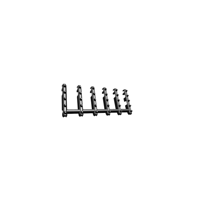 AEG zachte punten, donkergrijs, 170x75,5x17.5 140159440050