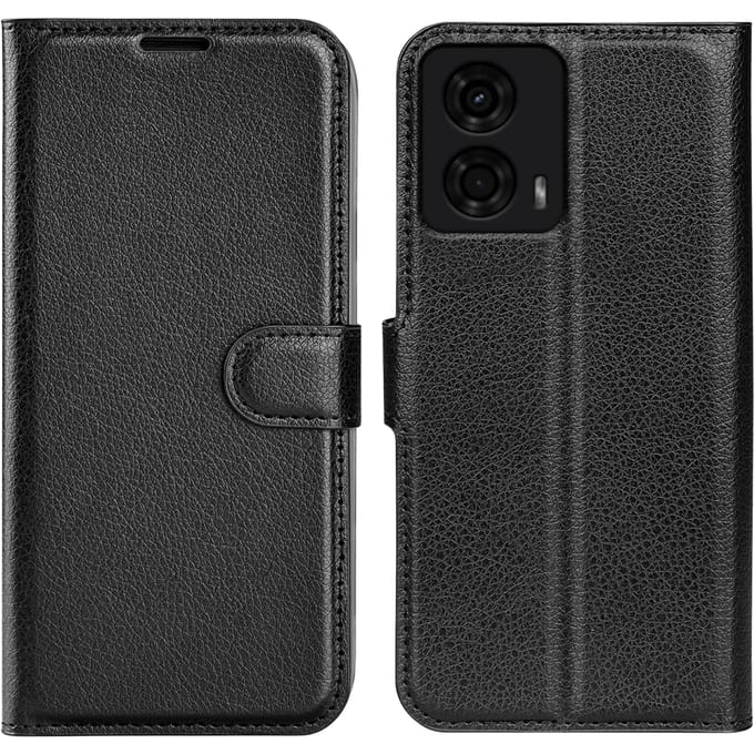Mocaa Motorola E14 Slim-Fit Book Case Zwart