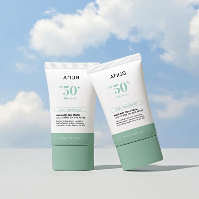 [Anua] Airy Zonnebrandcrème SPF 50+ PA++++ 50ml white