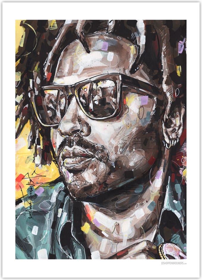 Lenny Kravitz poster 50x70 cm