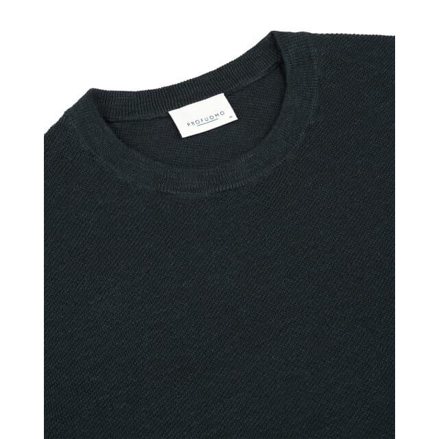 T-shirt van katoenen-linnenmix