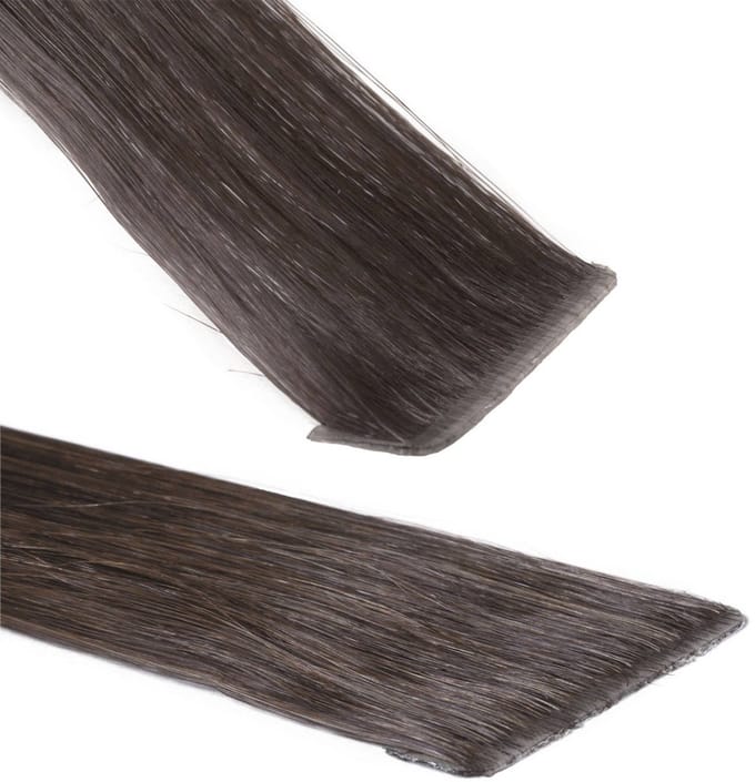 hair2heart Invisible Tape Extensions Echt haar Premium - 10 tapes 60 cm 6/0 donkerblond