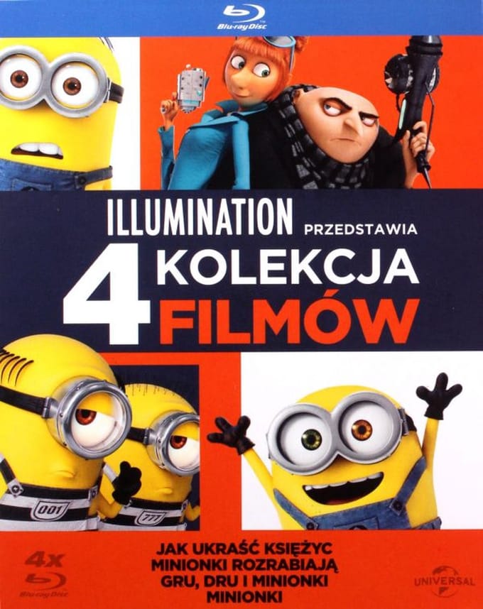 Minions / Despicable Me / Despicable Me 2 / Despicable Me 3 Collection [4xBlu-Ray]