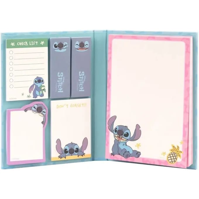 Carnet met stickers Erik Disney Stitch