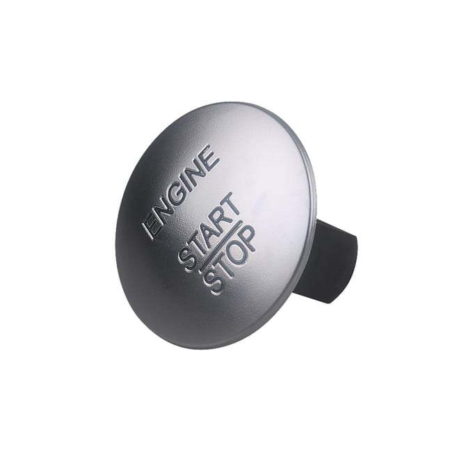 Motorontsteking Start Stop Knop Schakelaar Eén-klik Start Keyless Knop Vervanging voor zilver