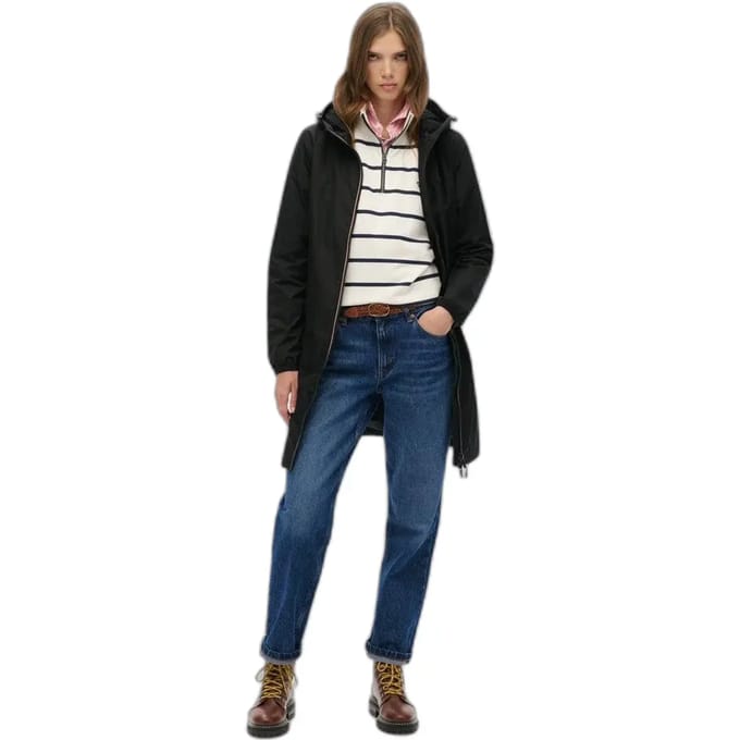 Superdry - Lange Tri Windbreaker Jas - Dames
