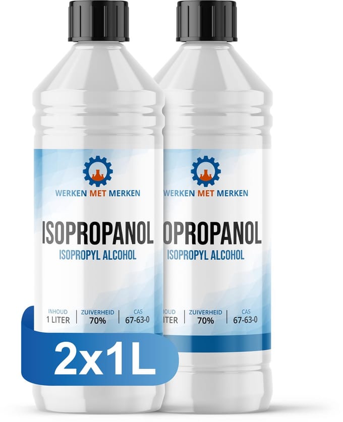 Isopropanol 70% - 2 x 1 Liter - IPA - Isopropyl alcohol