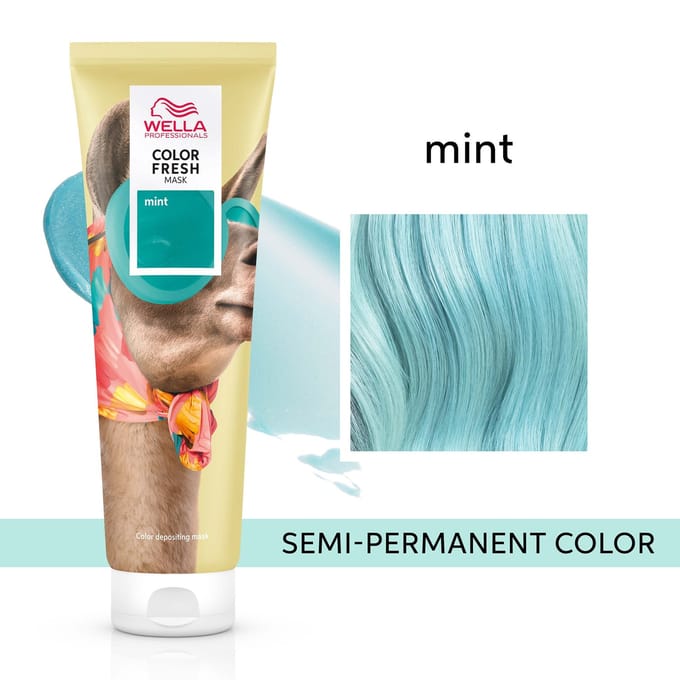 Wella Professionals Care Color Fresh Semi-Permanent Kleurmasker - Mint 150 ml