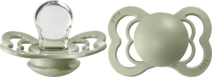 BIBS supreme | Fopspeen | Silicone | Sage | T1 | 0-6 maand
