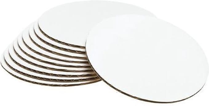 Wilton Vetvrije Taartkartons 25cm pk/12