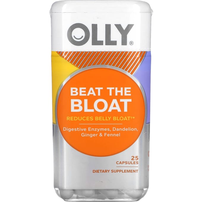 OLLY, Beat the Bloat, 25 capsules