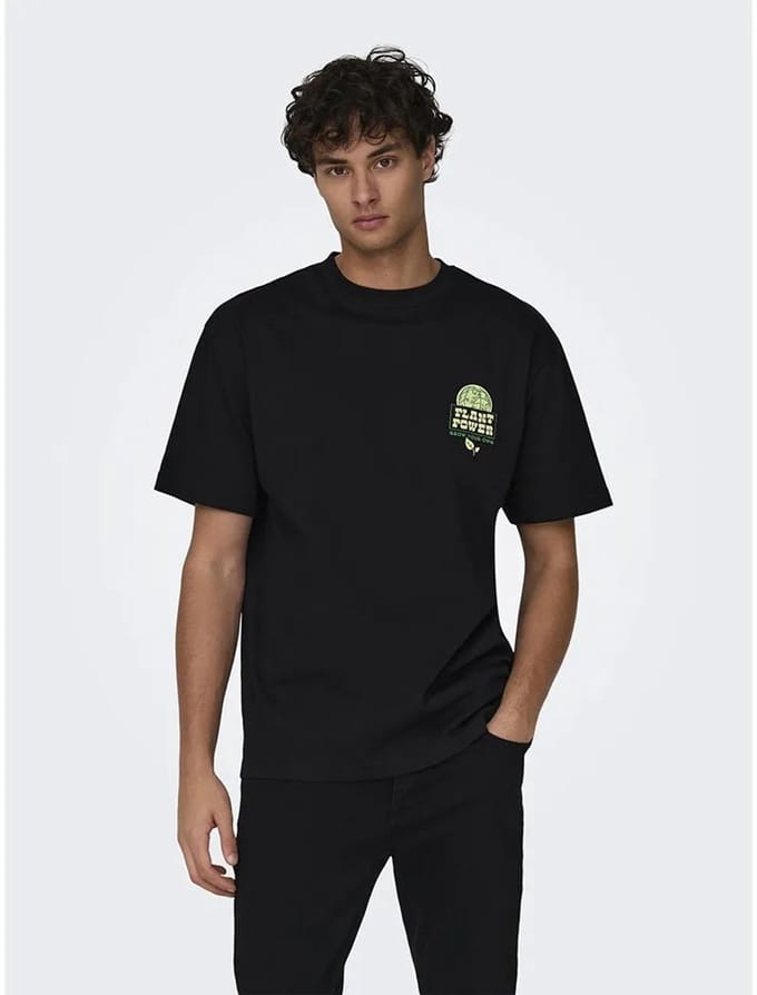 ONLY&SONS - ONSLEROY LIFE RLX NATURE SS TEE - Heren - T-shirts