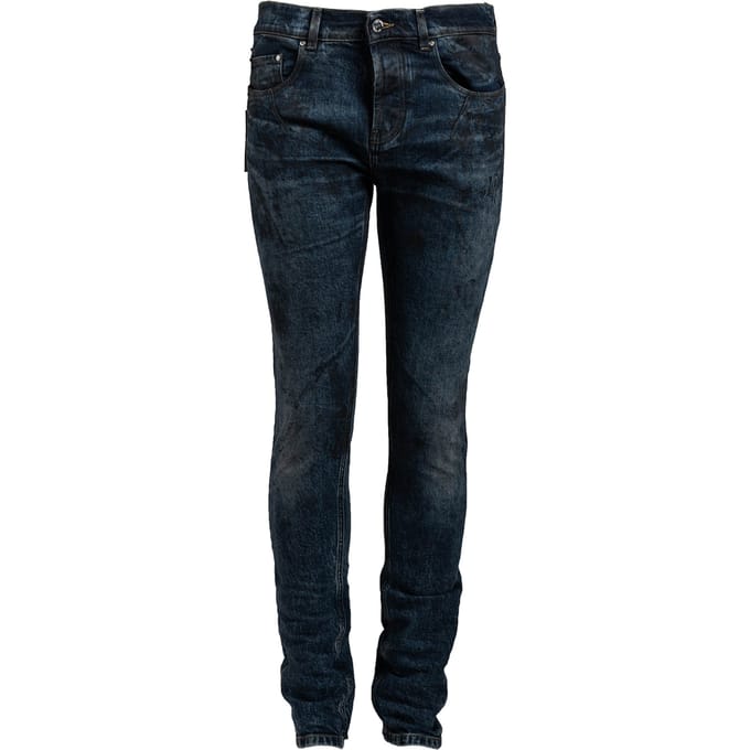 Les Hommes Jeans Mannen blauw