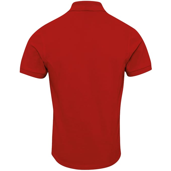 Premier Heren Coolchecker Plus Piqu Polo Shirt (Rood)