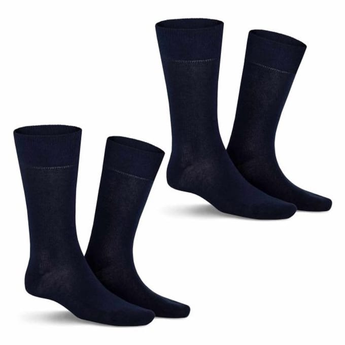 Kunert Comfort Cotton Heren Sokken 2-pack - Navy - Maat 43-46