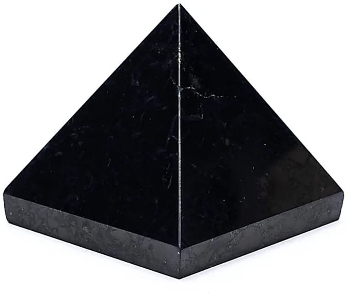 Shungiet piramide - 6x6 - Mineraal - M