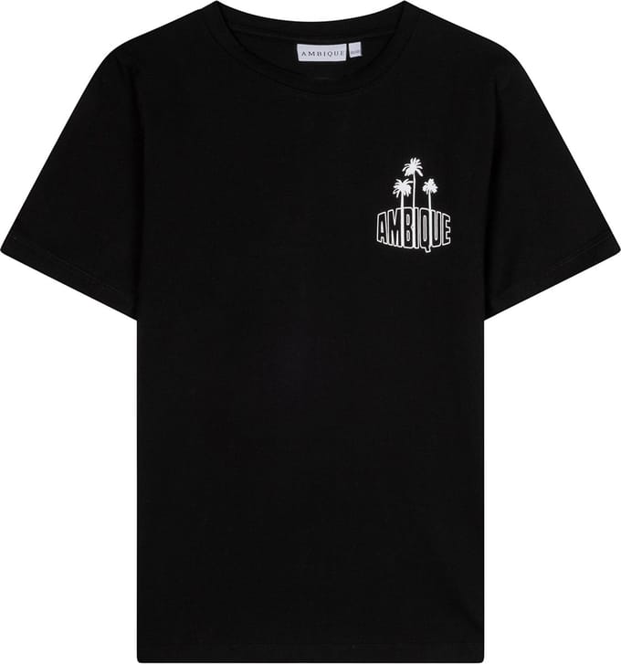 AMBIQUE - Preston T-Shirt - 101 black - Maat 146/152