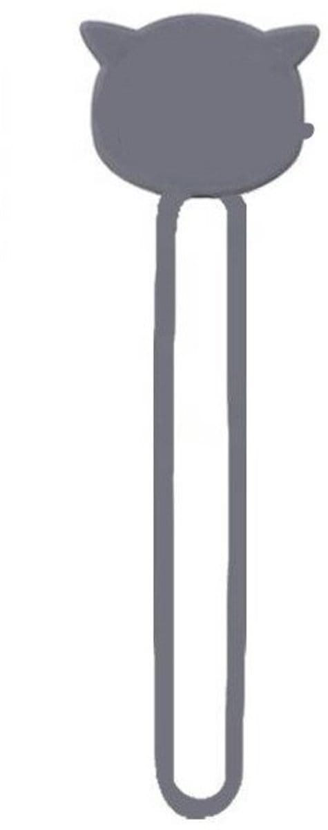 Hurtel Serie - Siliconen Kabel Organizer - Grijs - Compact Ontwerp - Duurzaam Materiaal