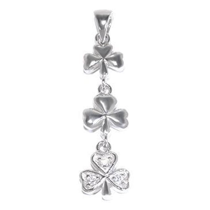 Blinx Jewels Zilveren Hanger Klavertjes